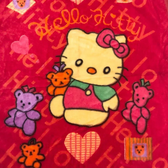 Hello Kitty Fleece Baby Blanket  43 x 31 Inch Size - Picture 5 of 16